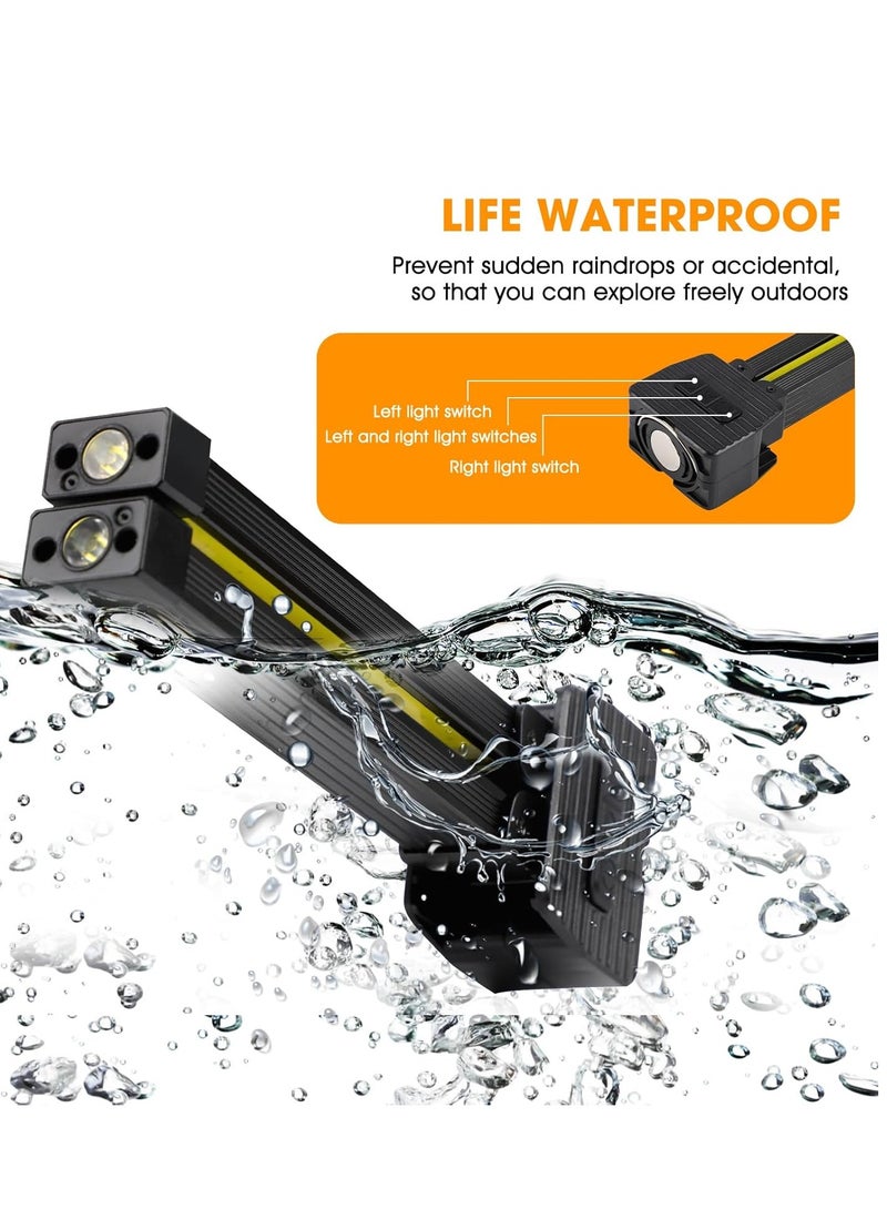 واي آند دي مصباح LED مغناطيسي رياضي متعدد الأوضاع، مثالي للوقوف أمام الكاميرا، مصباح عمل محمول، مصباح عمل LED متعدد الأوضاع (5 أوضاع)، مصباح LED متعدد الاستخدامات قابل لإعادة الشحن عبر منفذ USB، مصباح LED قابل للطي بزاوية 180 درجة مع خطاف تعليق، مناسب للصالات الرياضية والتخييم وإصلاح السيارات وورش العمل والطوارئ. - Image 5